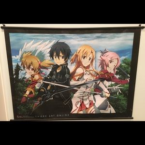 Sword Art Online Anime wall scroll!!!
